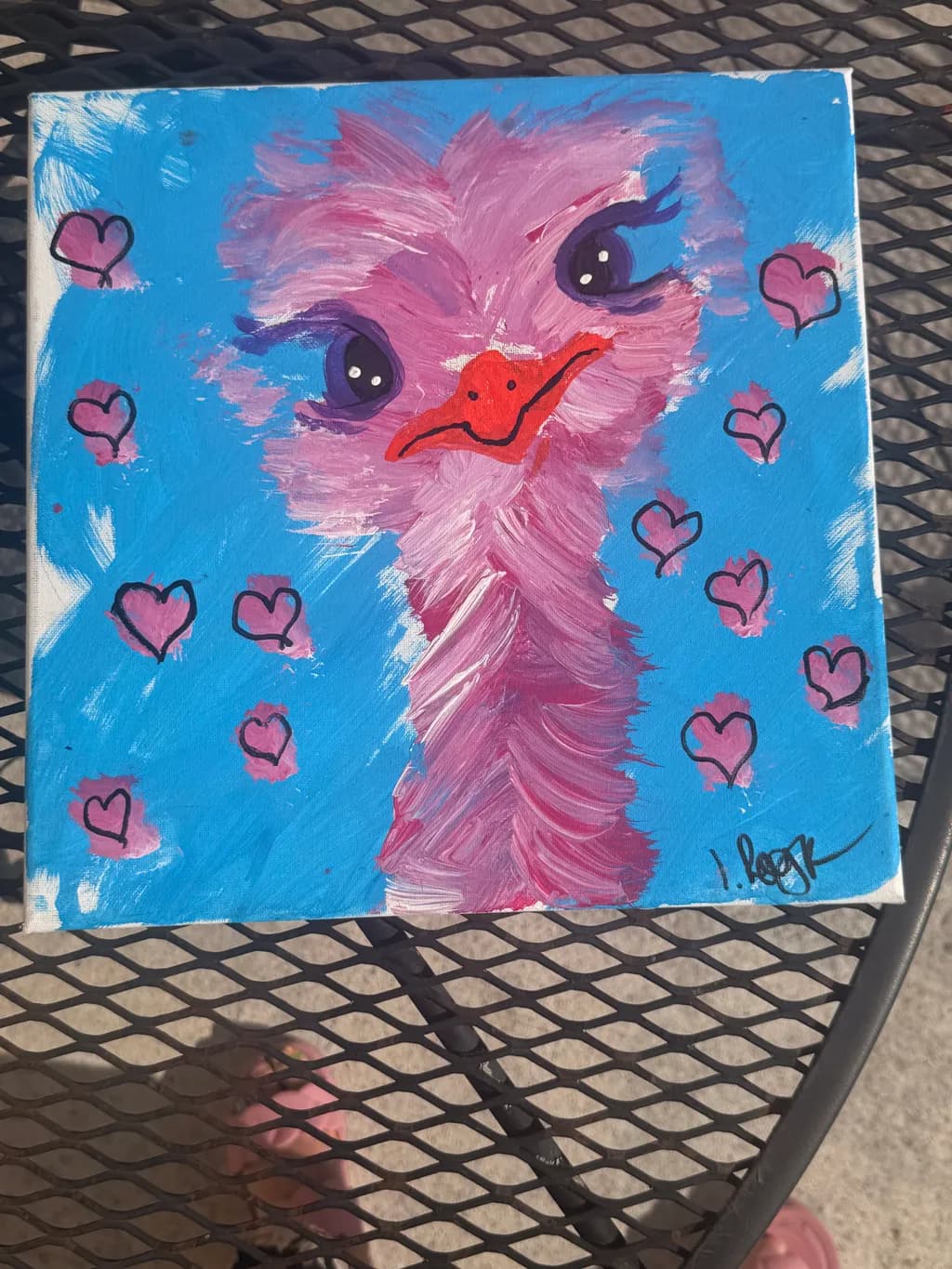 Pink Ostrich Daydream