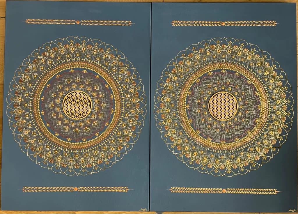 Golden Mandala Duo