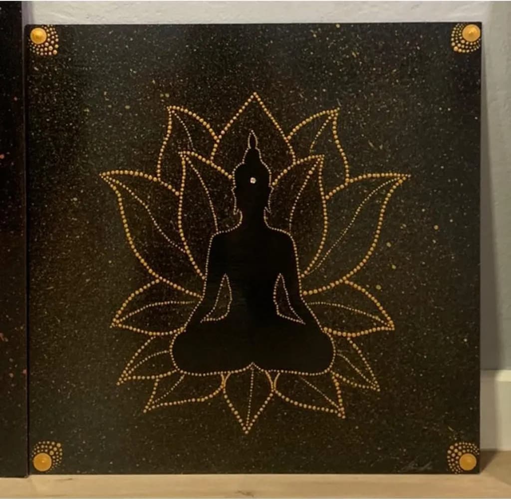 Lotus Meditation Silhouette