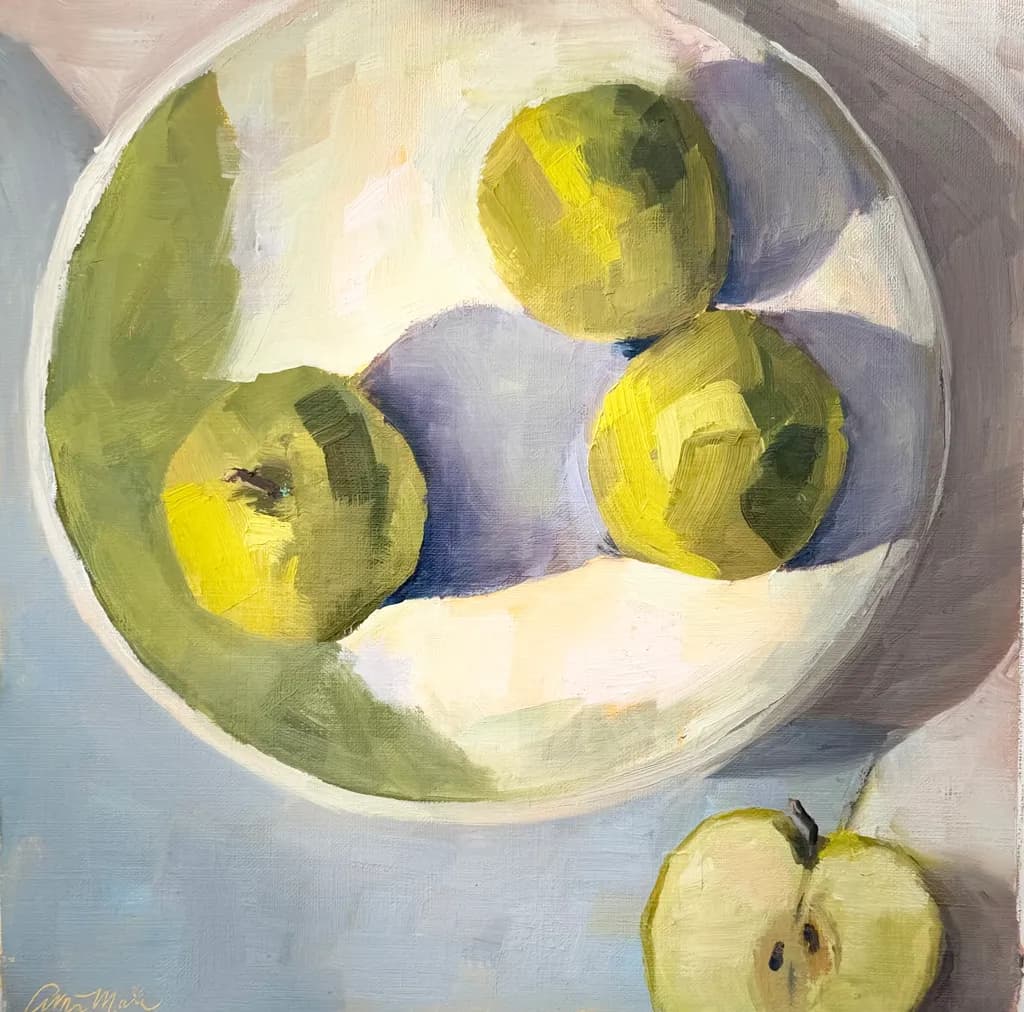 Green Apples Still Life