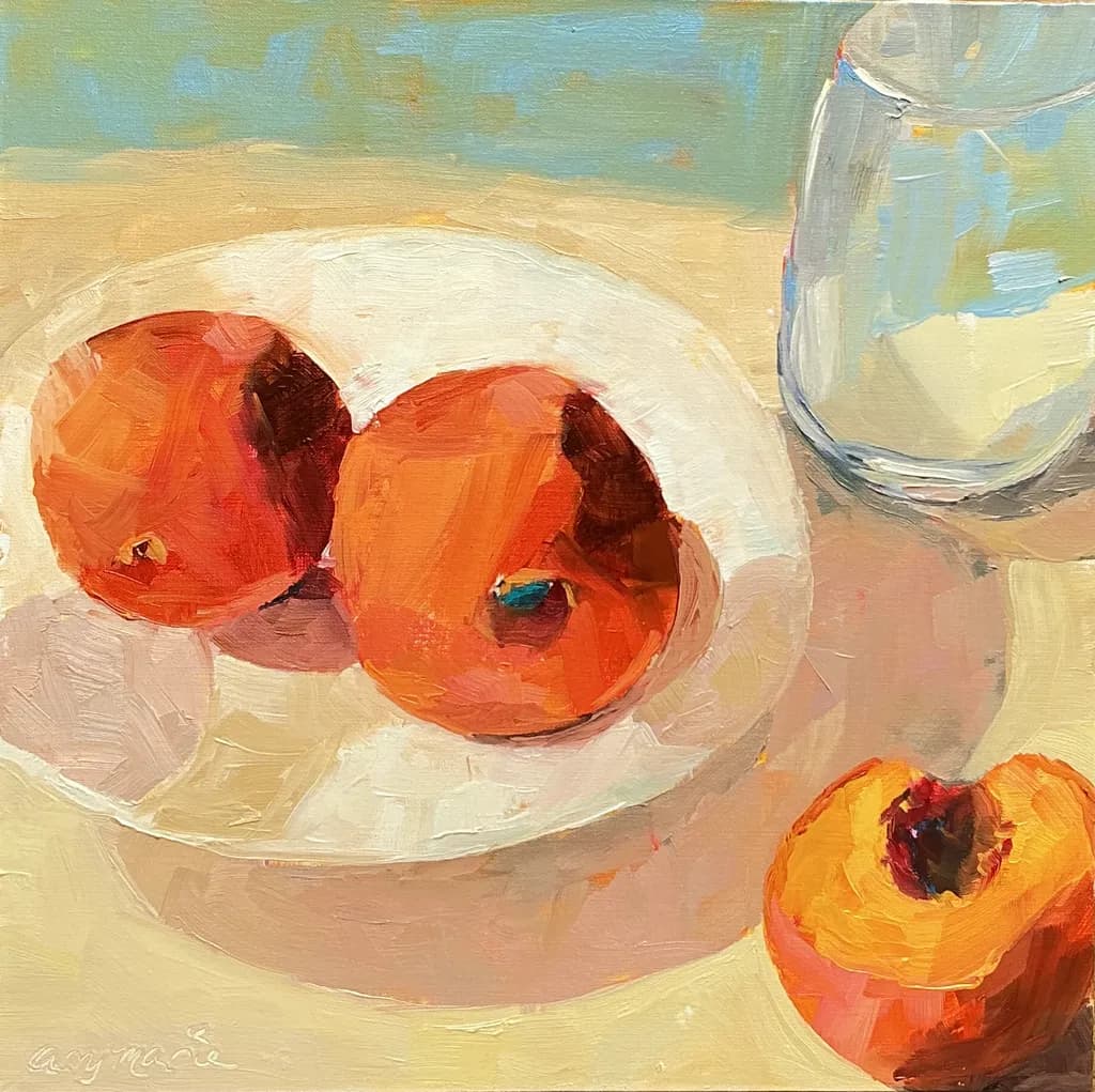 Peach Plate