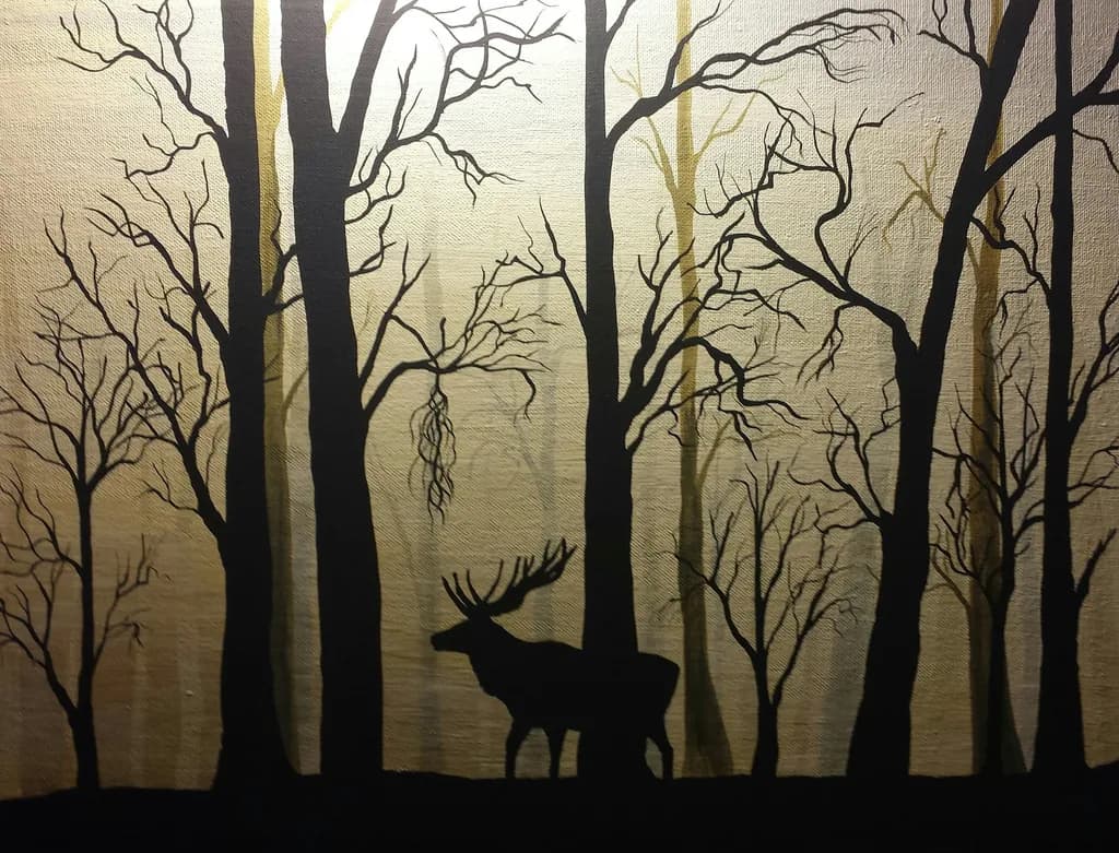Silent Forest Shadows