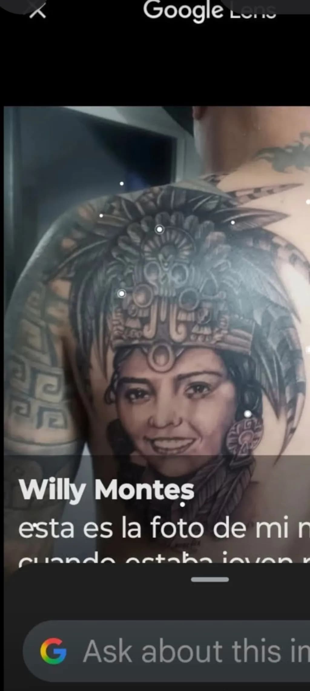 Indigenous Portrait Tattoo