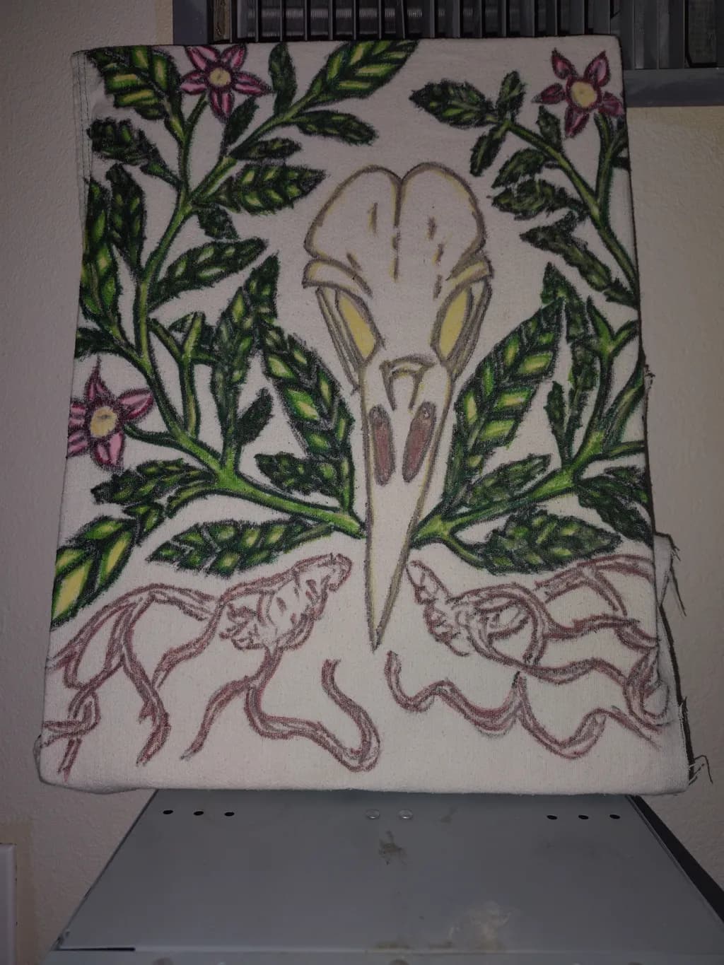 Botanical Skull Fusion