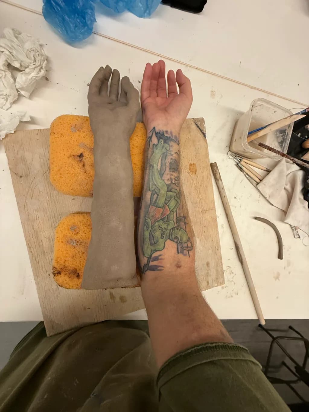 Clay Replica Arm