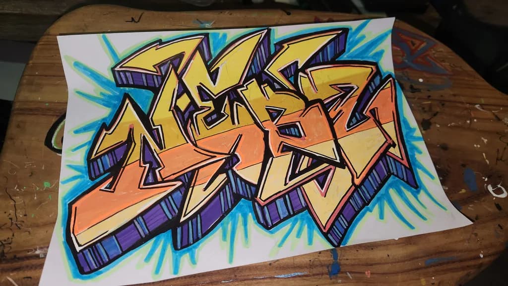 Bold Angular Burst
