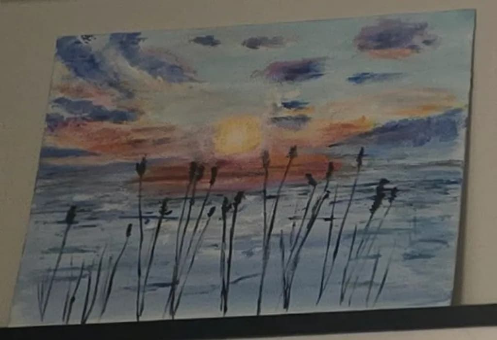 Sunset Reeds