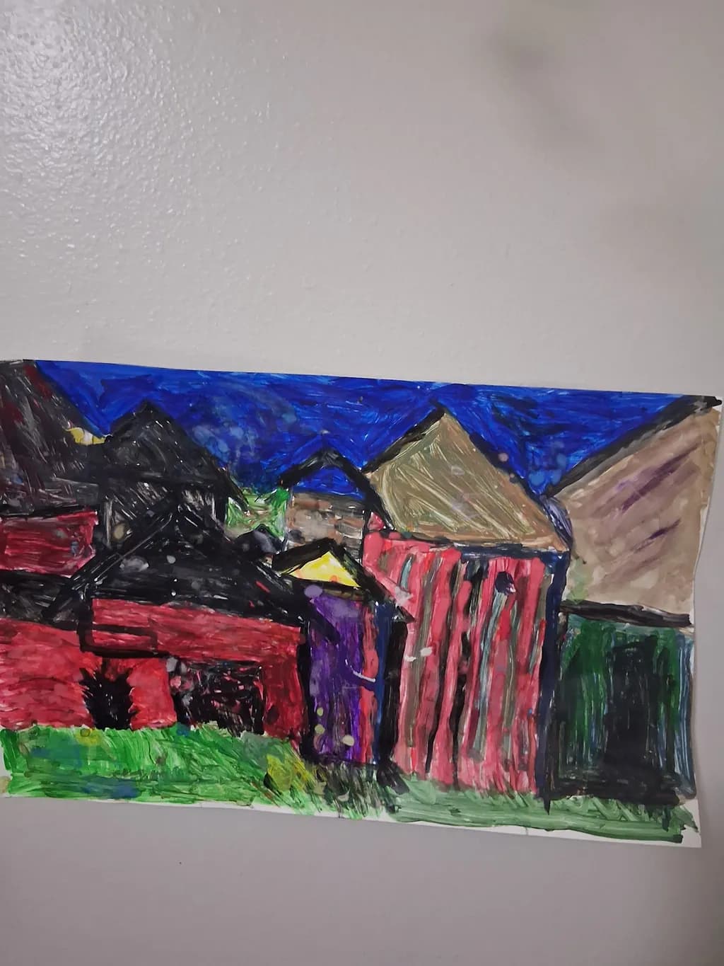 Colorful Villagescape