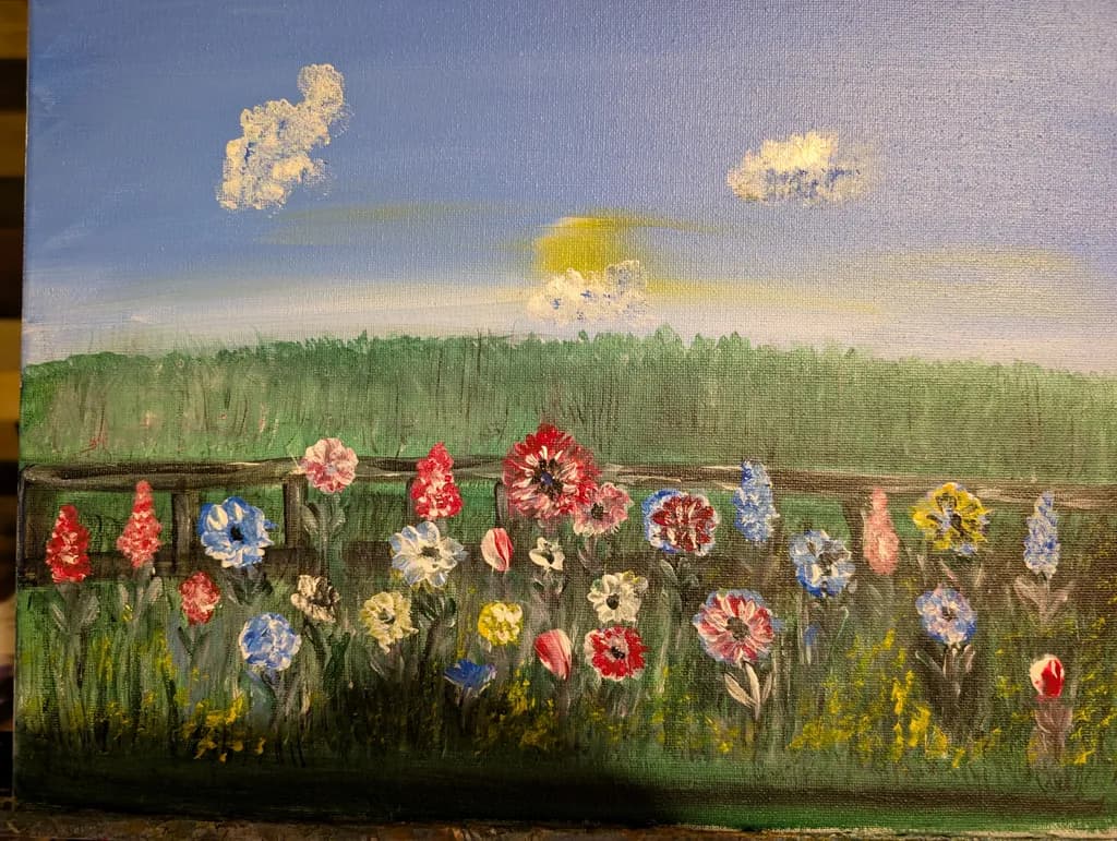 Sunset Garden Fence
