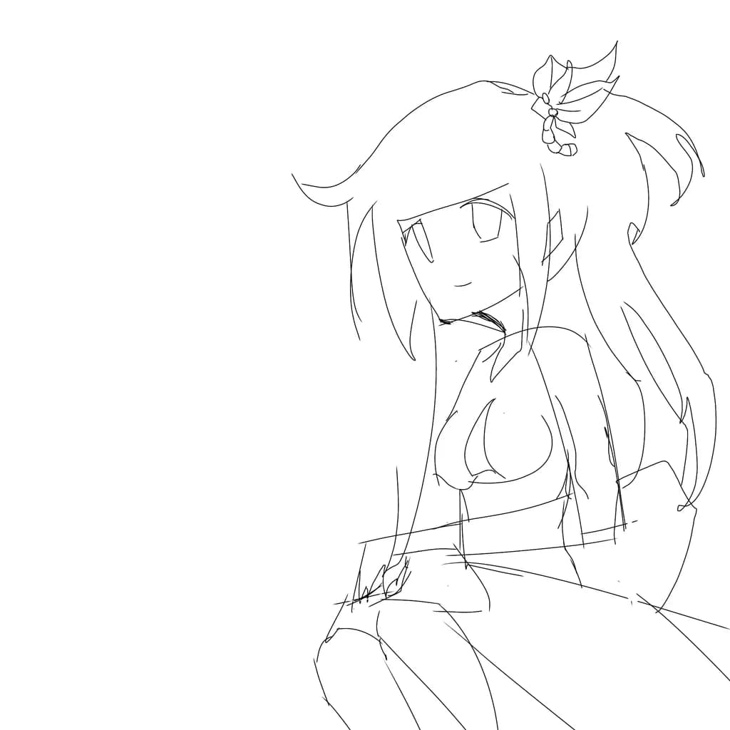Flower Girl Sketch