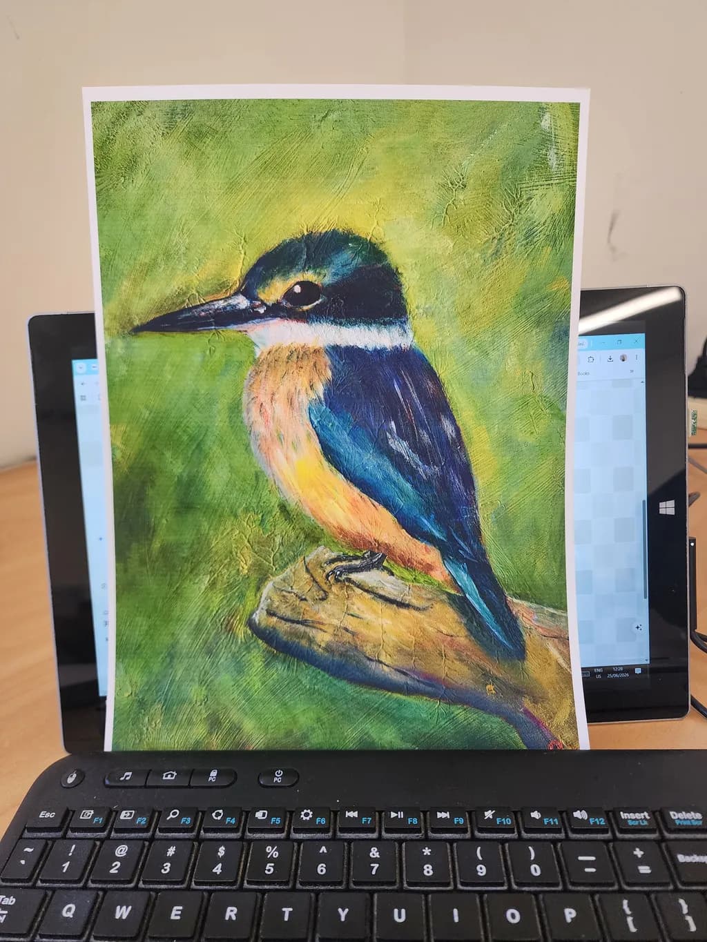 Perched Kingfisher