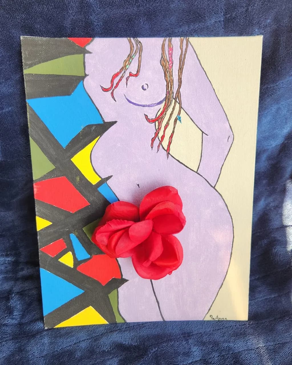 Abstract Nude Bloom