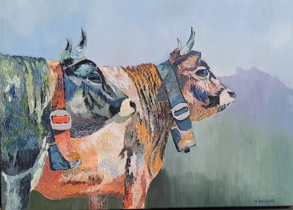 Colorblock Cows