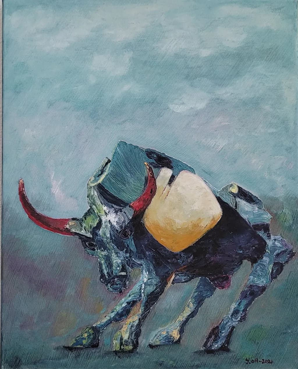 Abstract Bull Form