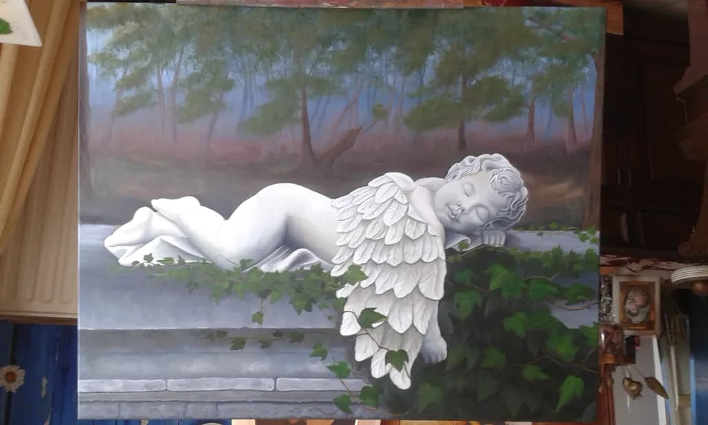 Resting Cherub