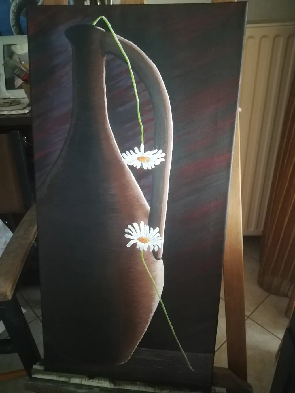 Daisies and Vessel