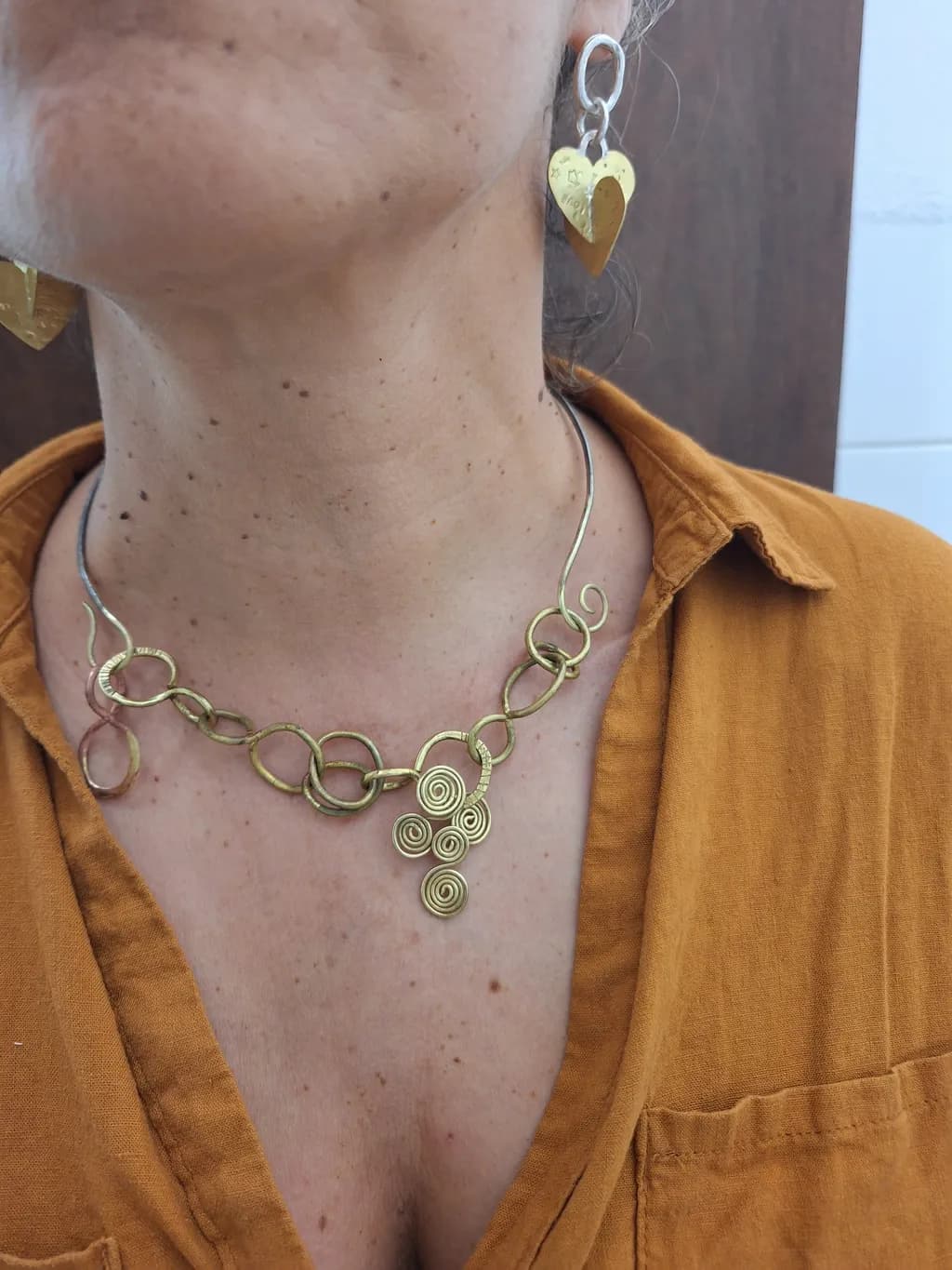 Spiral Link Necklace