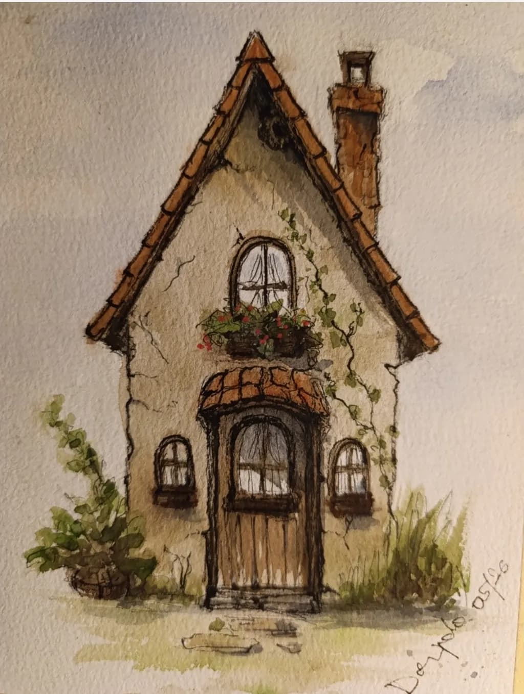 Ivy-Covered Cottage