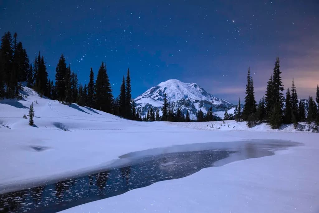 Mt Rainier Stars