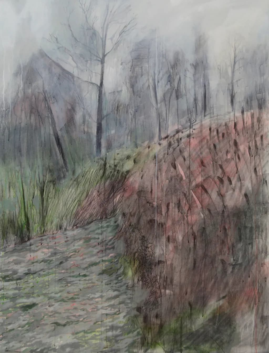 Misty Woodland Path