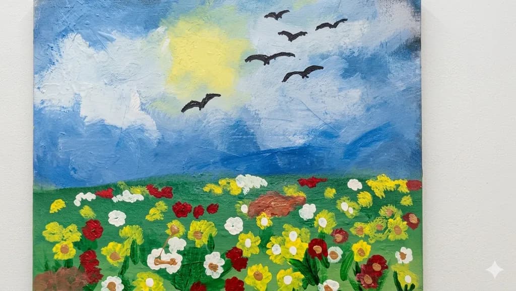 Sunlit Meadow Flight