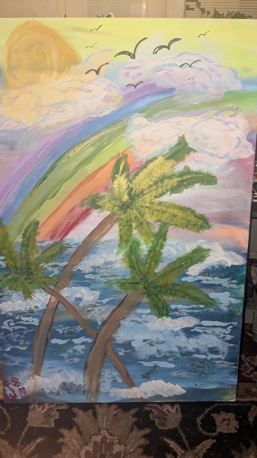 Rainbow Palm Breeze