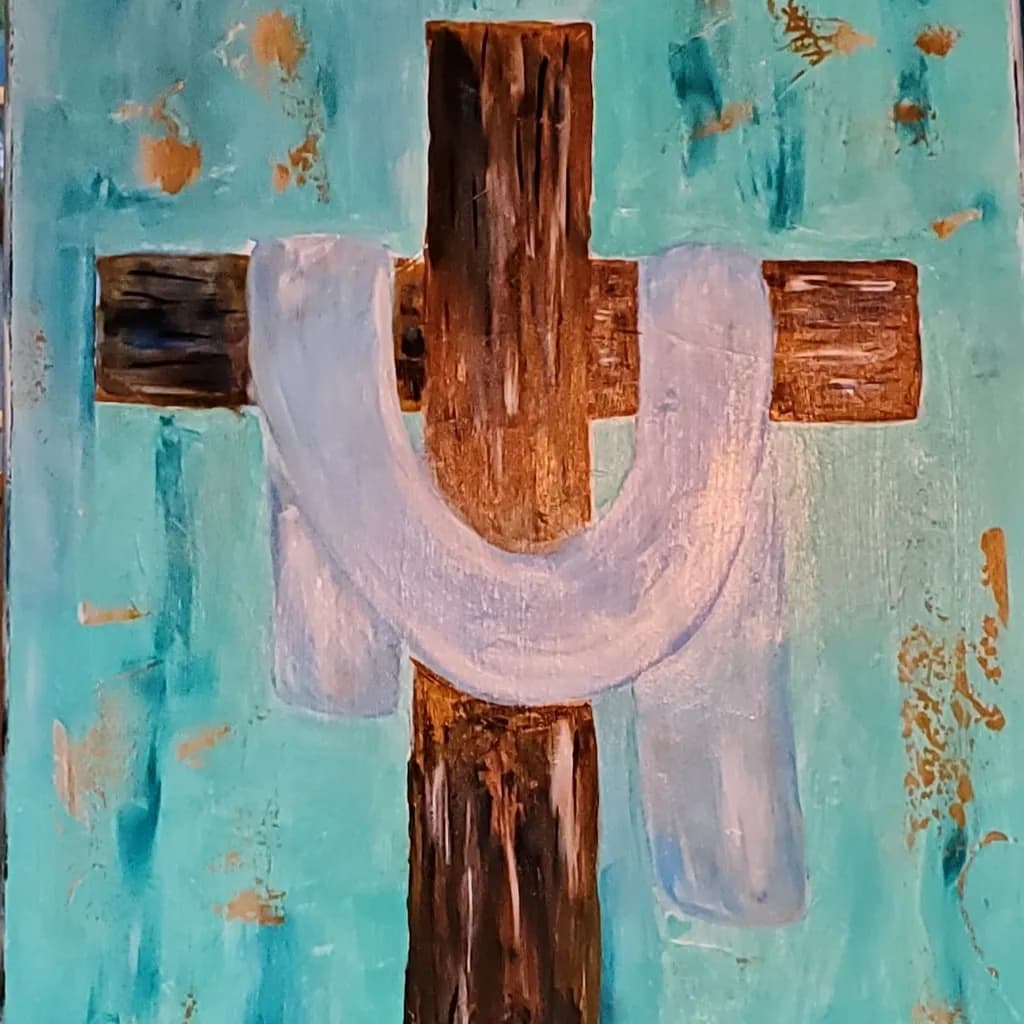 Cross with Cloth