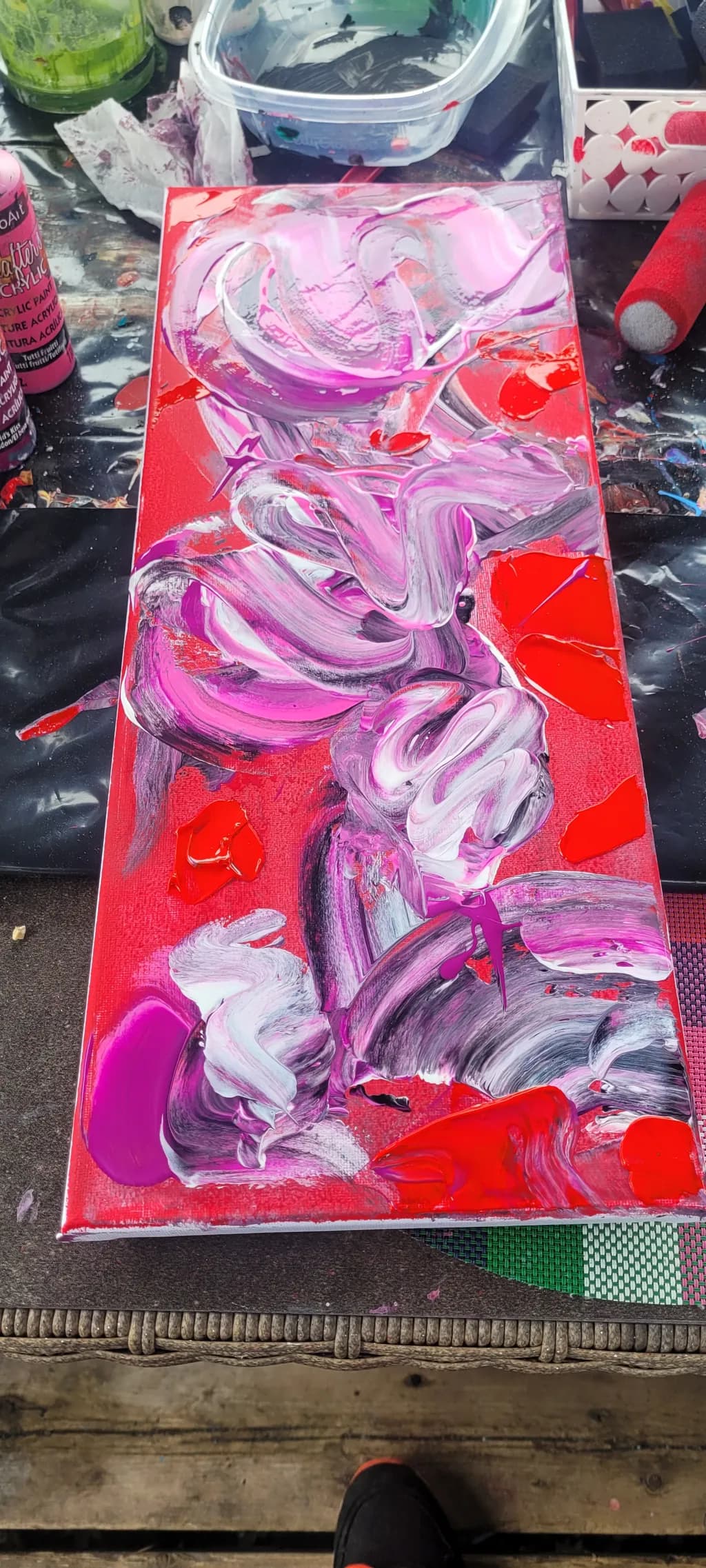 Crimson Swirls