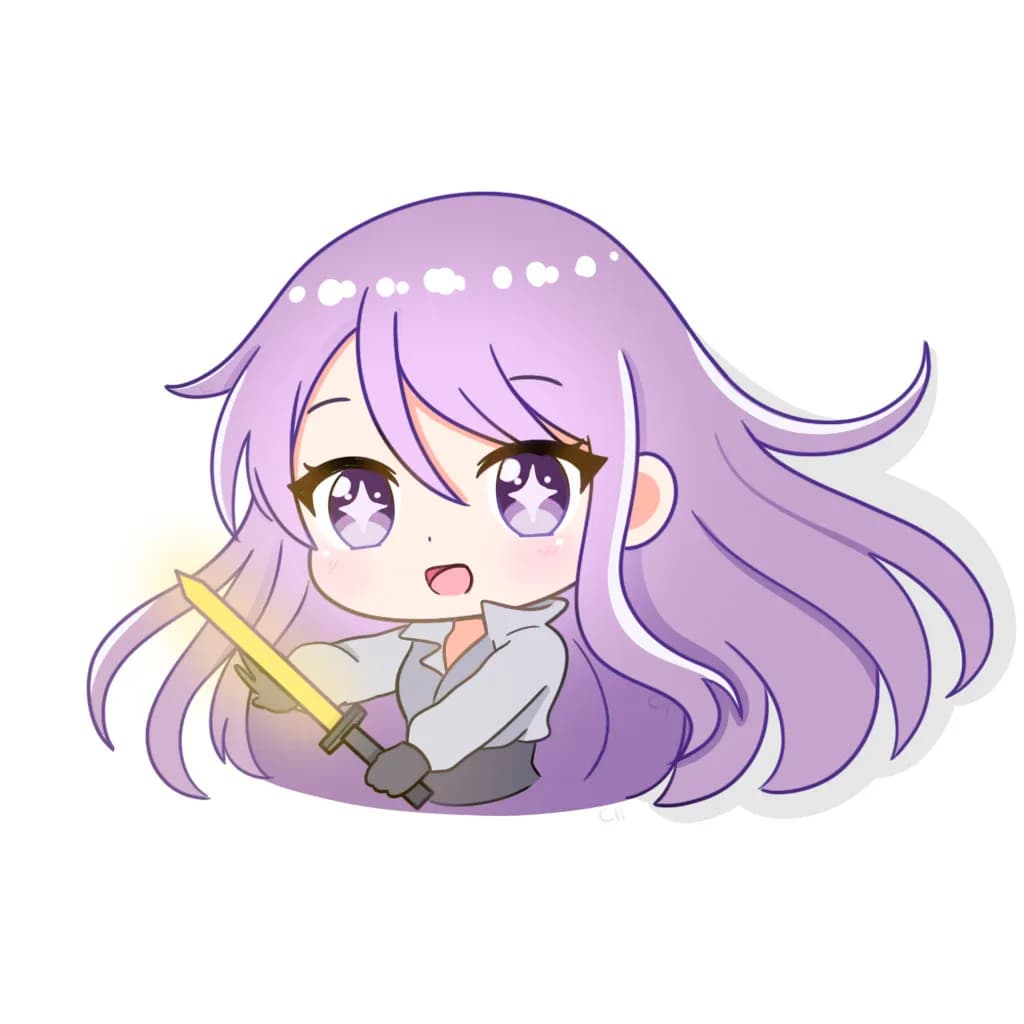 Lavender Sword Chibi