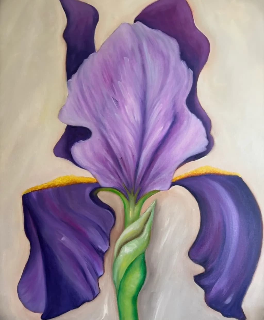 Purple Iris Bloom