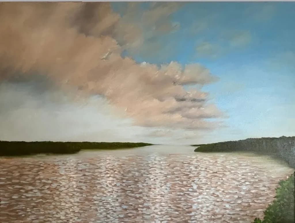 Misty River Horizon