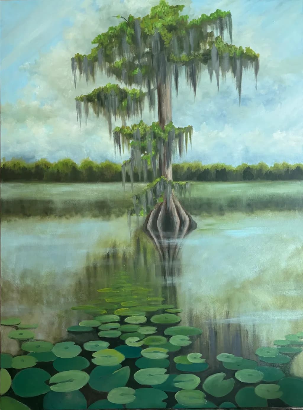 Moss-Draped Cypress