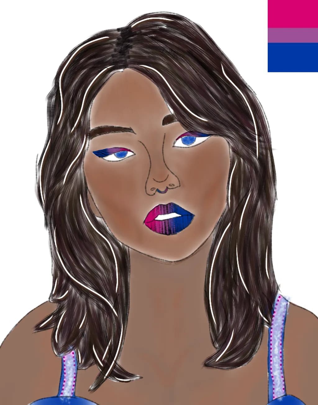Bisexual Pride Portrait