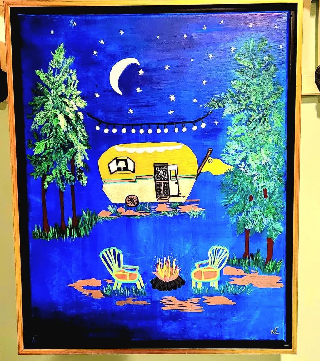 Moonlit Campground