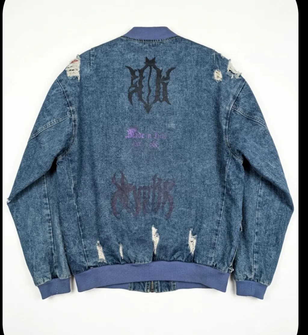 Distressed Denim Emblem