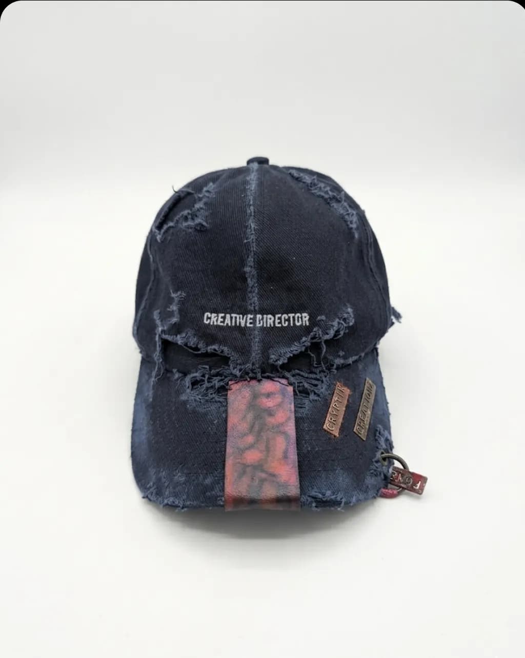 Distressed Director Cap