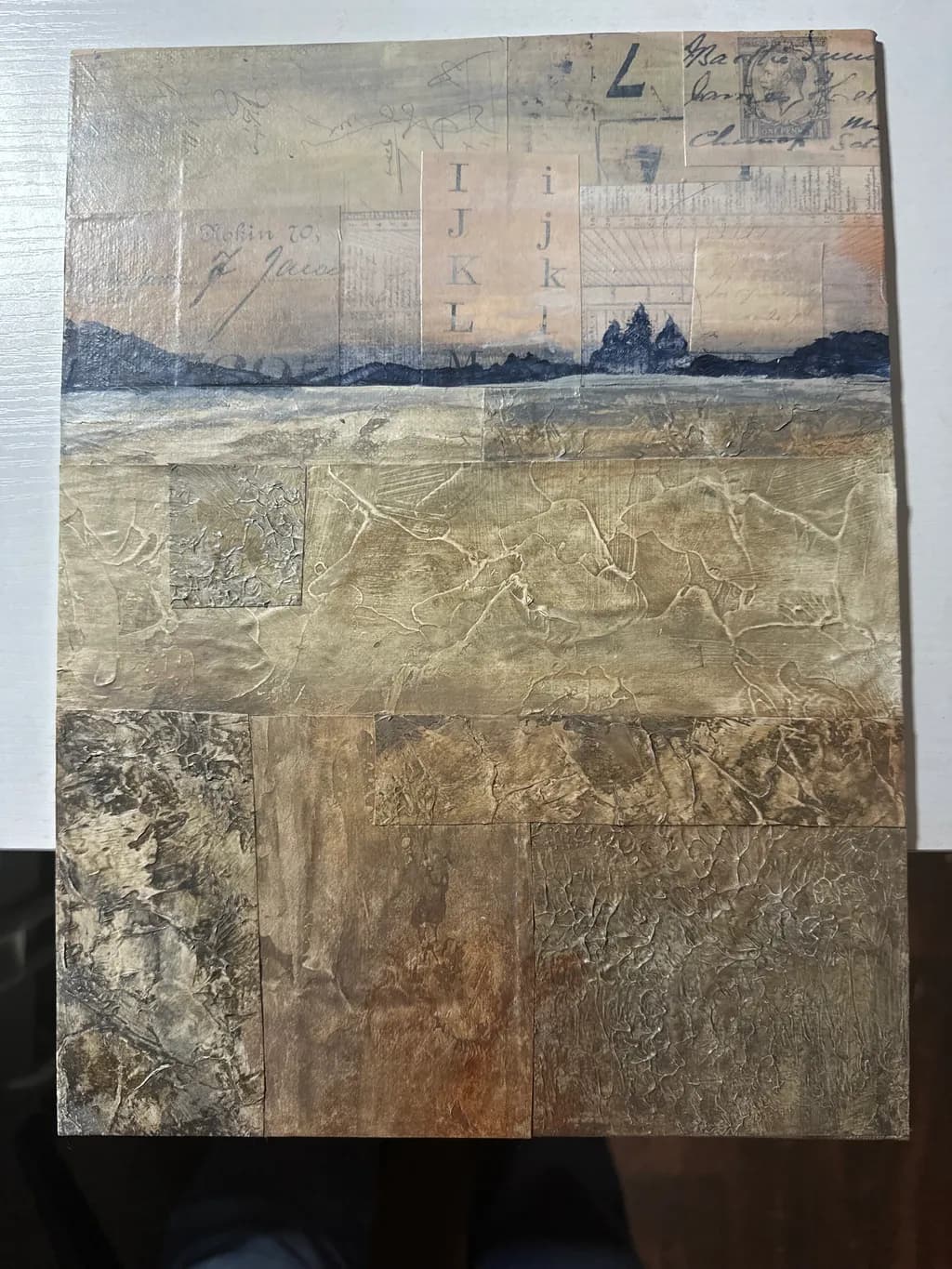 Textured Horizon Collage