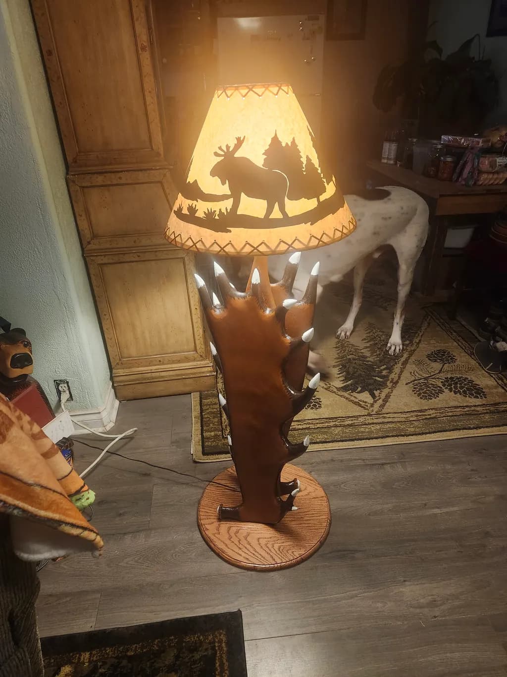 Moose Shadow Lamp