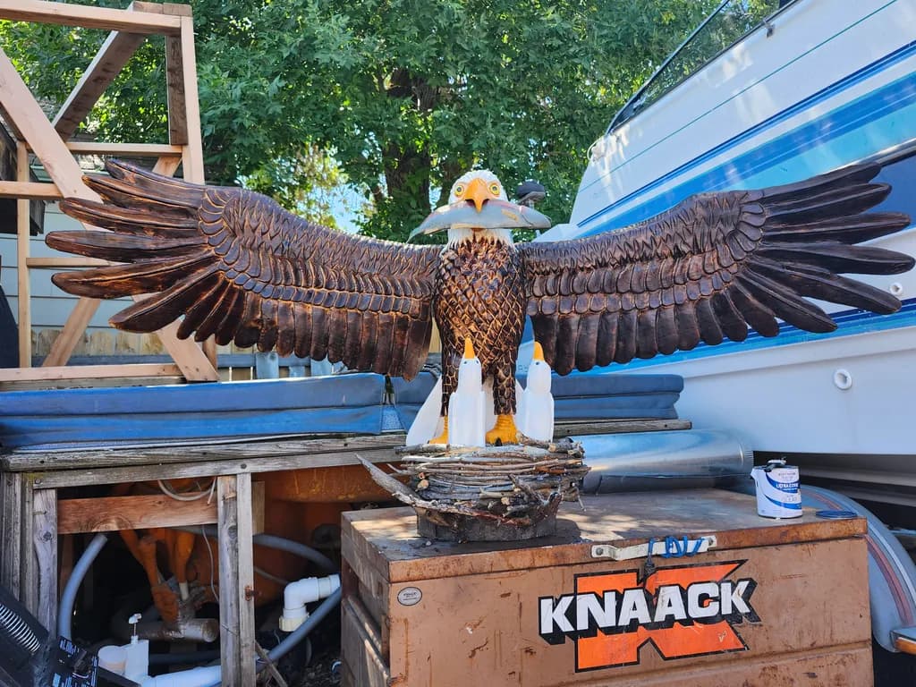 Majestic Eagle Nesting