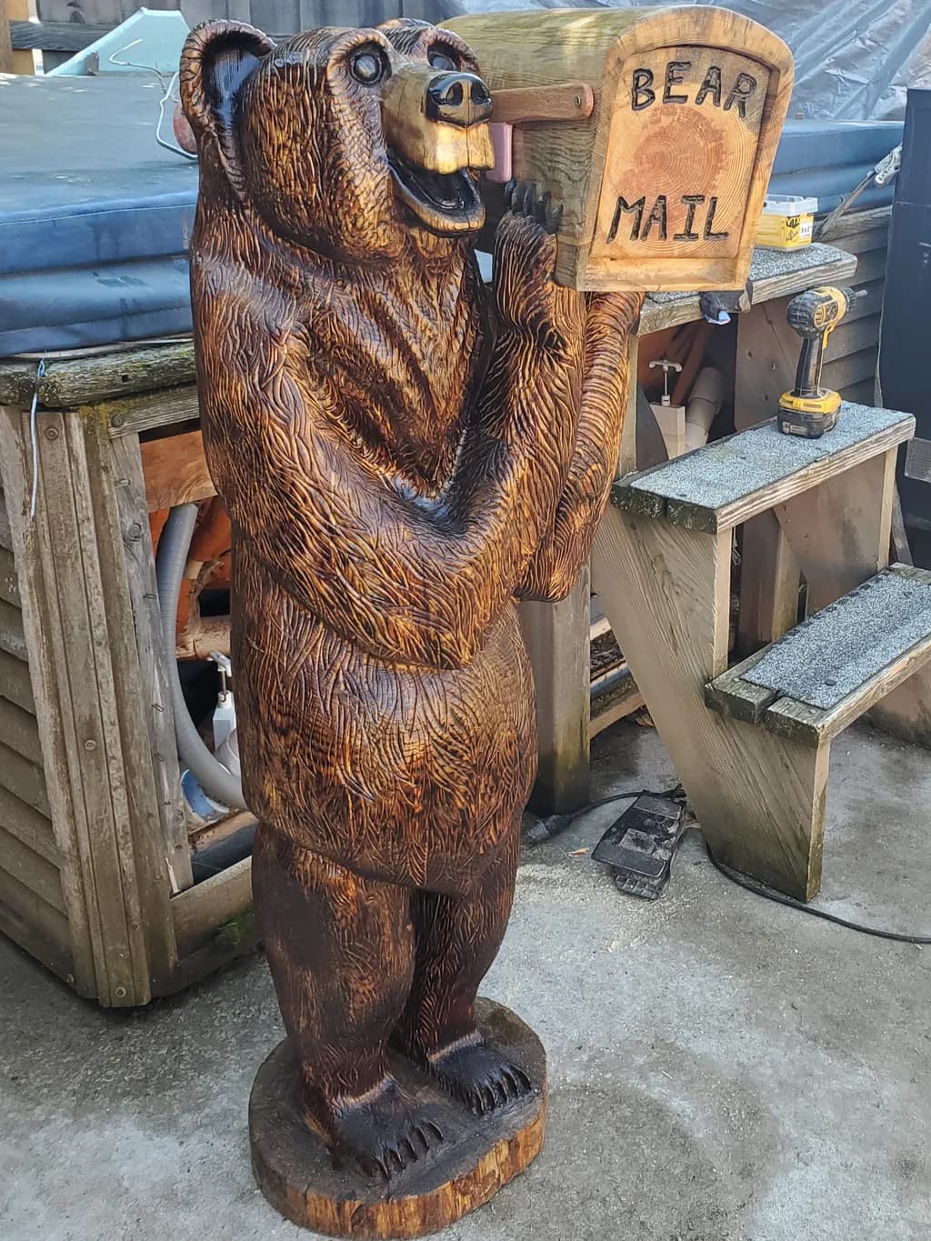Mailbox Bear Sentinel