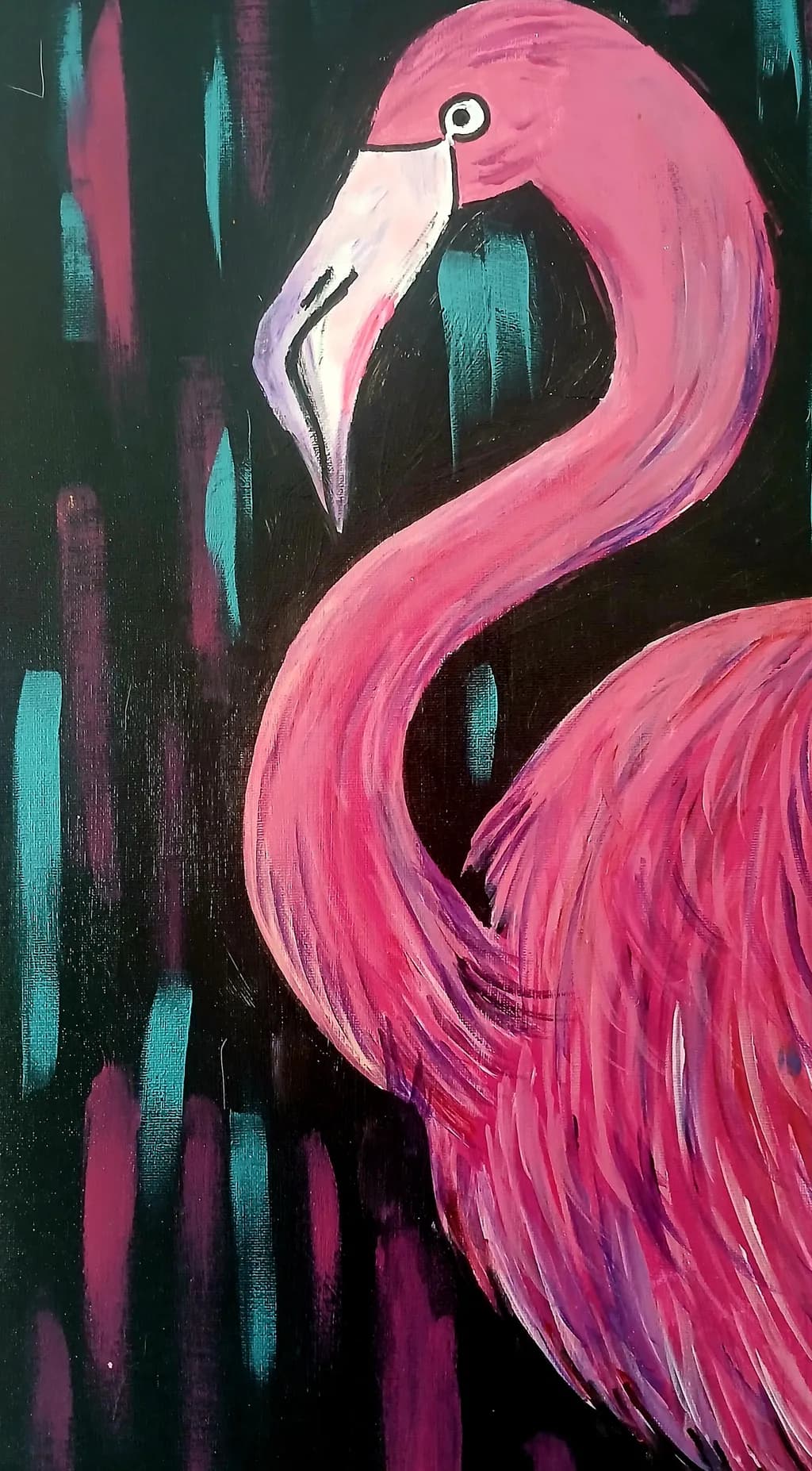 Pink Flamingo Portrait