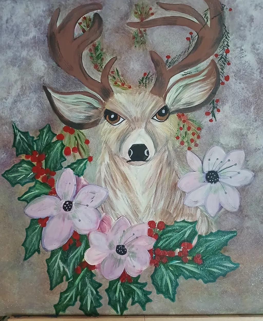 Hollyflower Reindeer