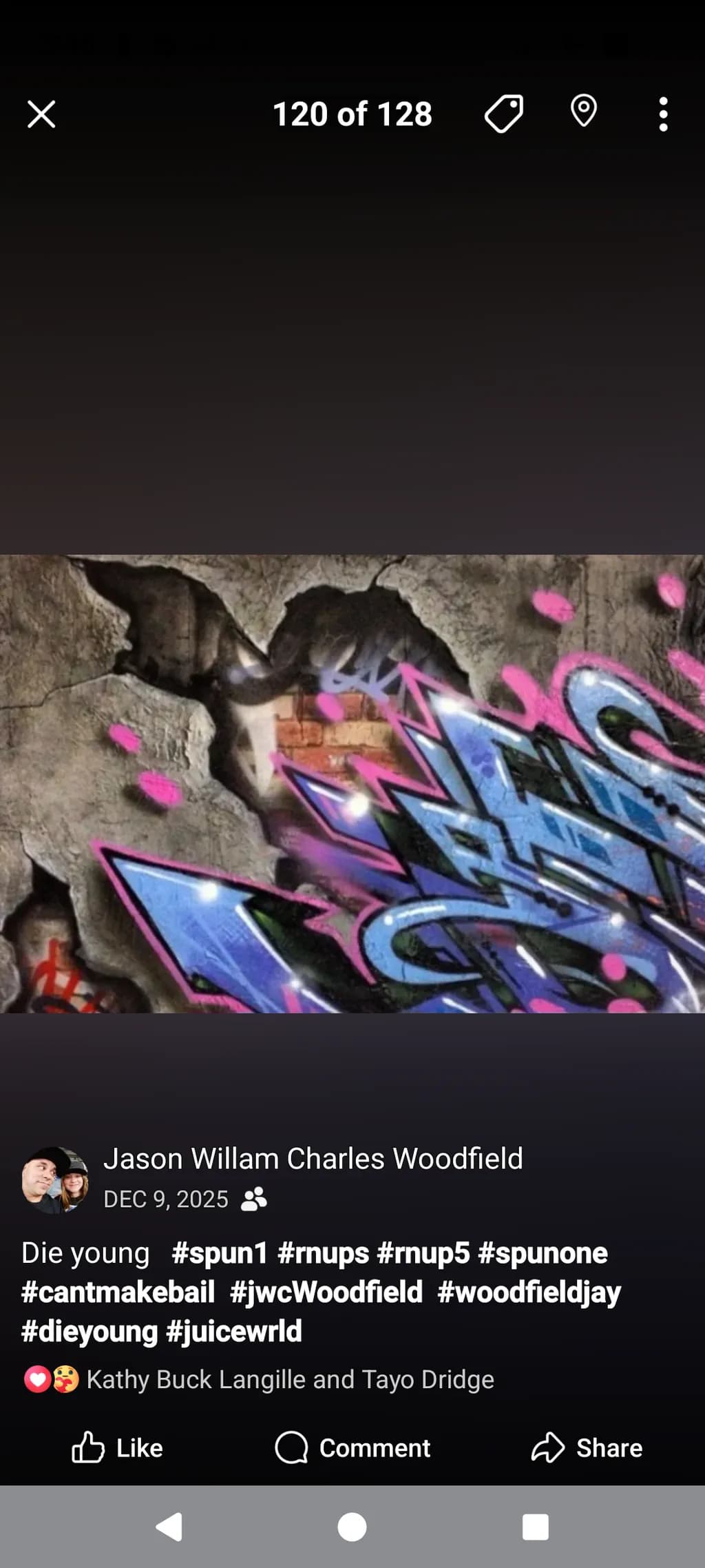 Die Young Graffiti