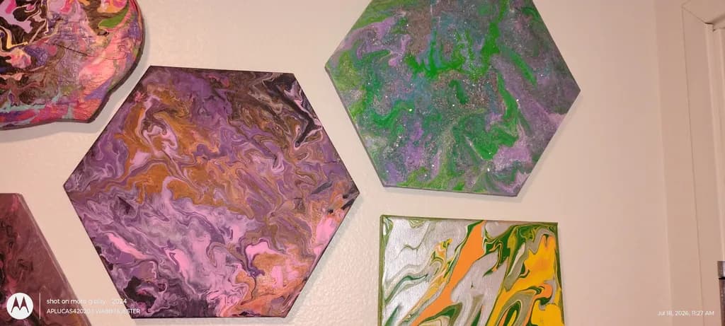 Hexagonal Color Flow