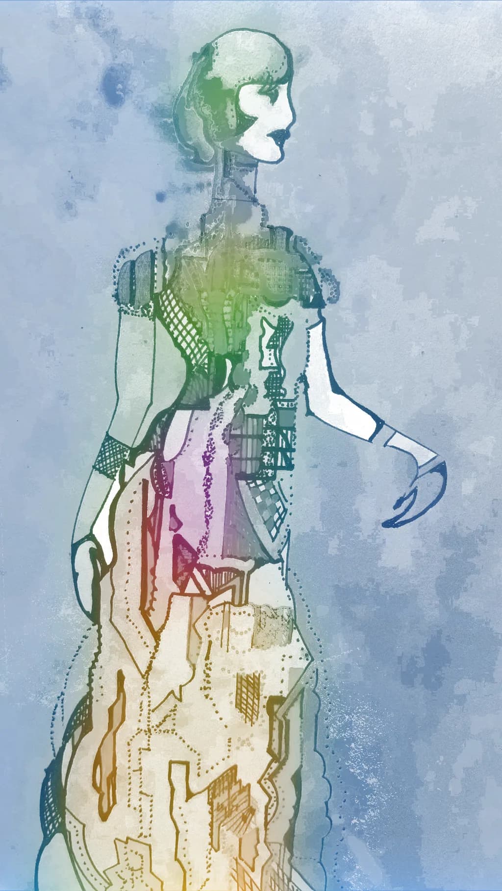 Abstract Silhouette