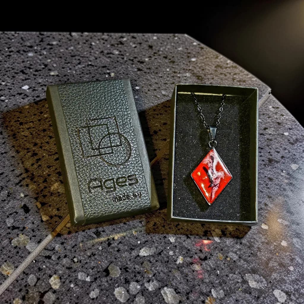 Crimson Shard Pendant