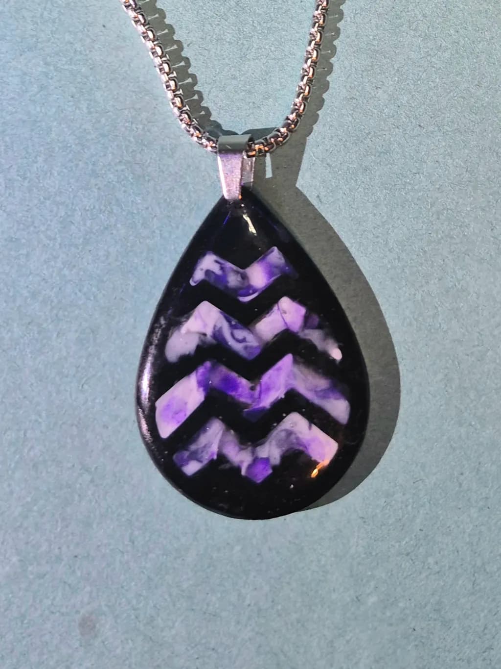 Purple Chevron Drop