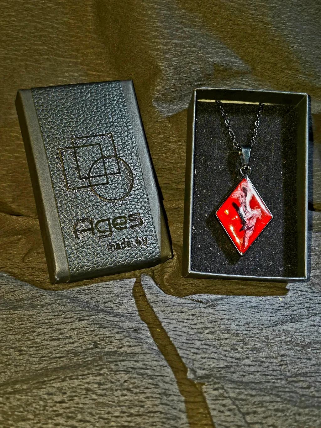Crimson Flame Pendant