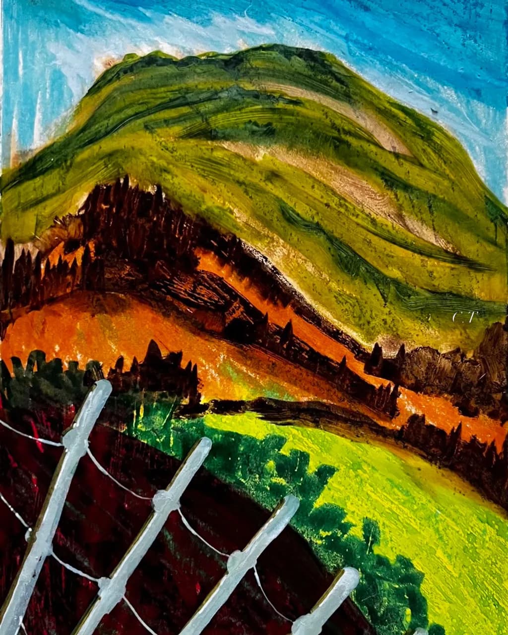 Layered Hillside