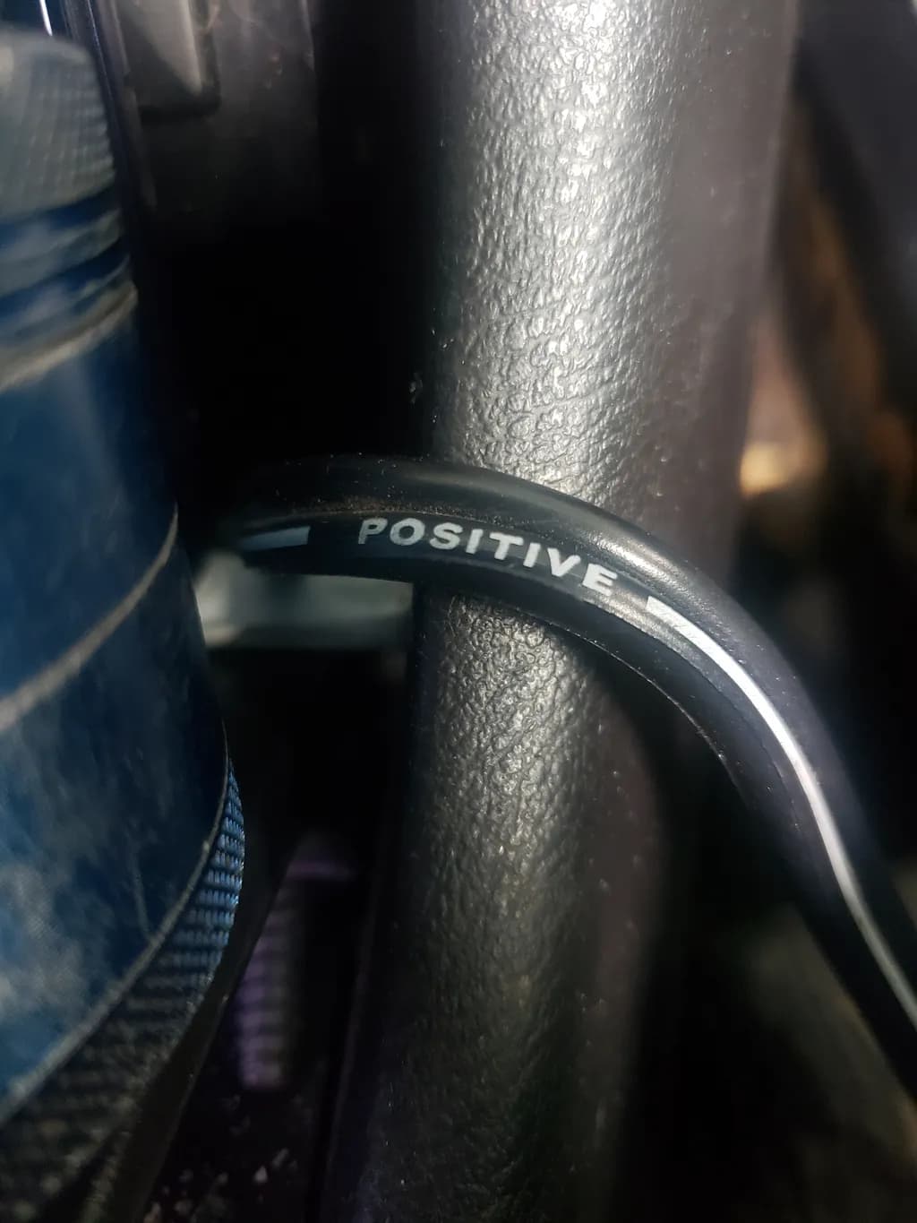 Positive Cable Close-Up